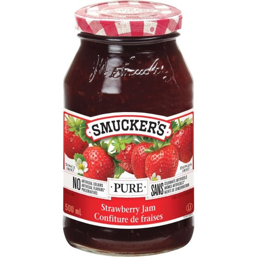 Smucker's, Pure Strawberry Jam, 500ml