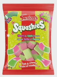 Swizzels Squashies, Sour Cherry & Apple, 160g