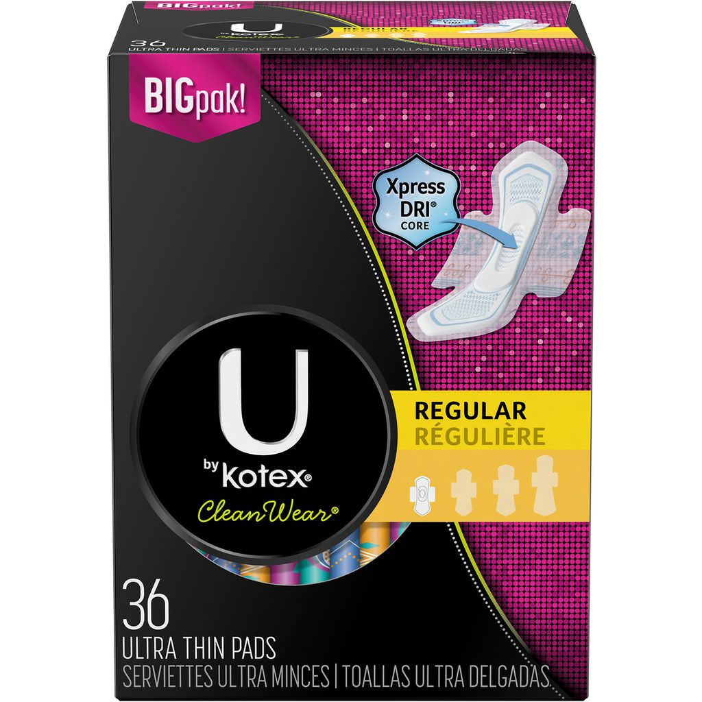 U by Kotex, Ultra Thin Supreme With Wings Pads, 36 EA