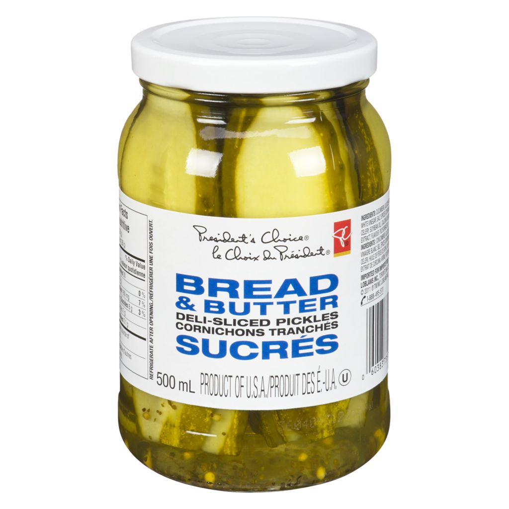 PC Pickles, Bread & Butter, 500mL