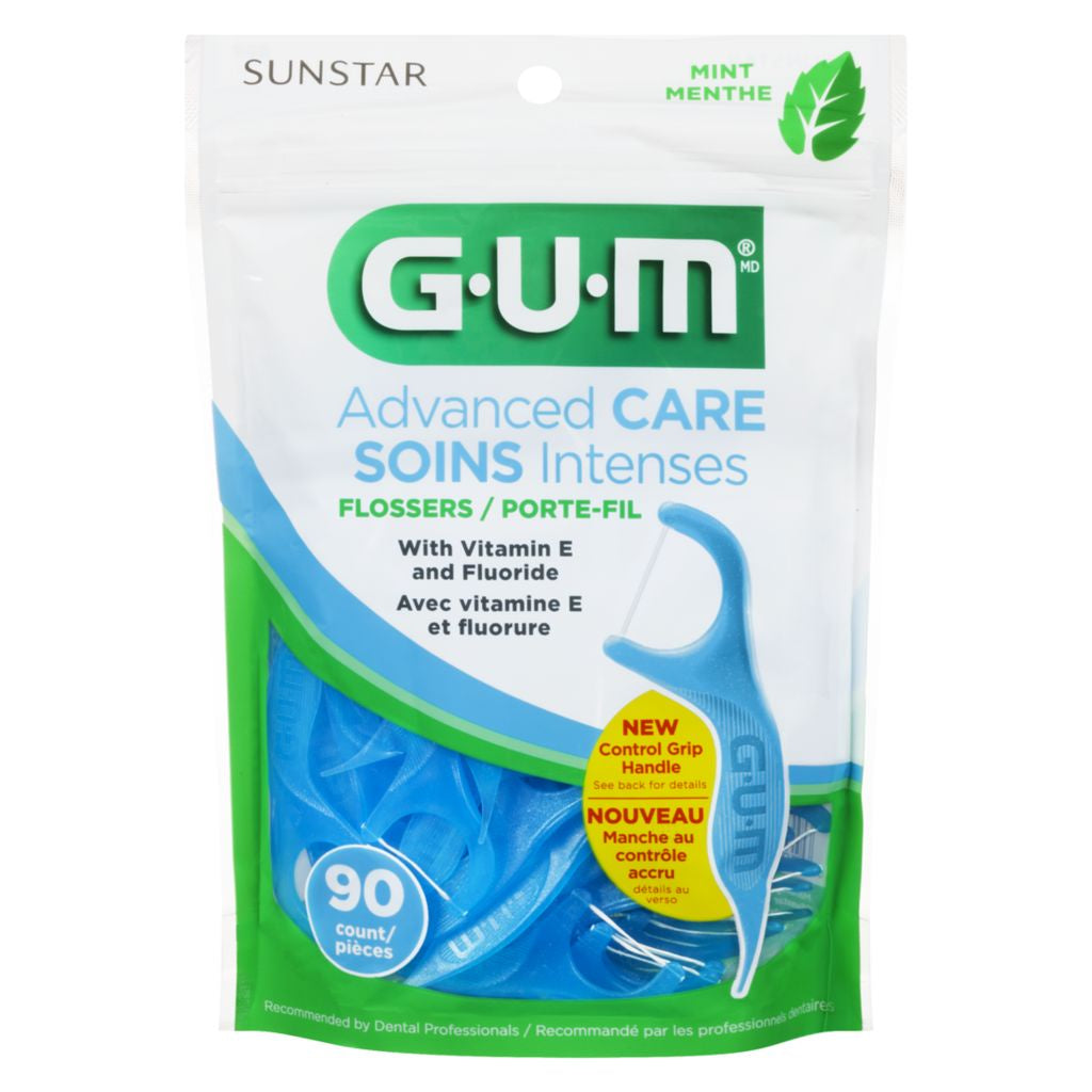 G.U.M. Dental Floss, Advanced Care with Vitamin E, 90