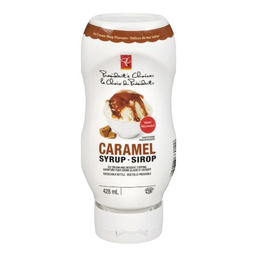 President's Choice Syrup, Caramel, 428 mL
