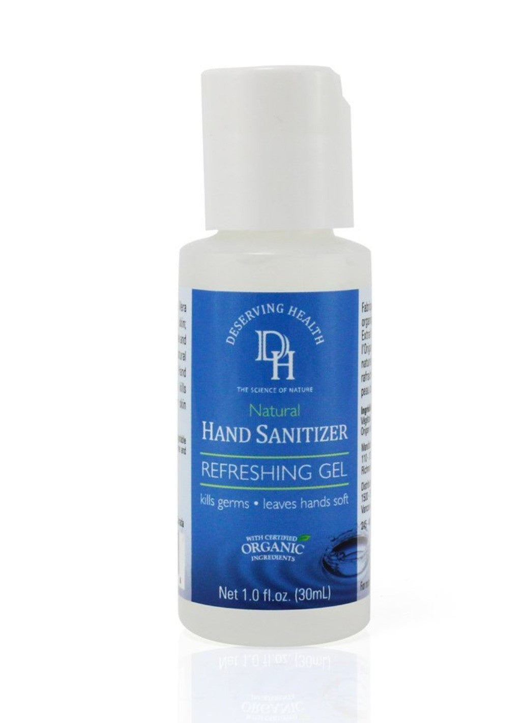 DermaMed Natural Hand Sanitizer Gel, 30ml