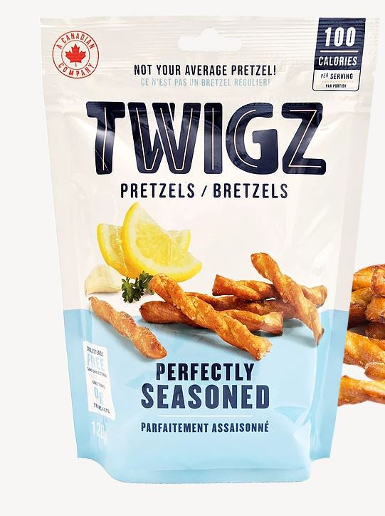 Twigz Pretzels, Buttery Herb & Garlic, 130 g