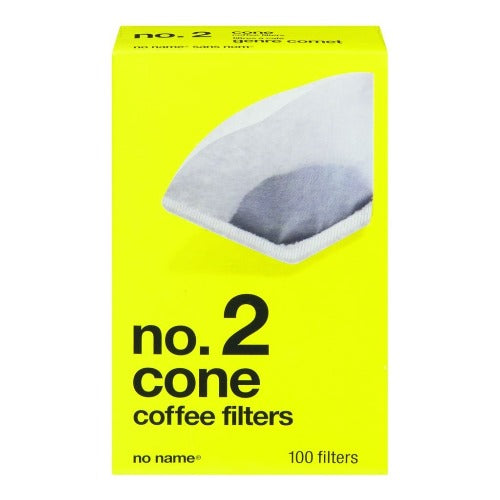 No Name Coffee Filters, #2 Cone ,100