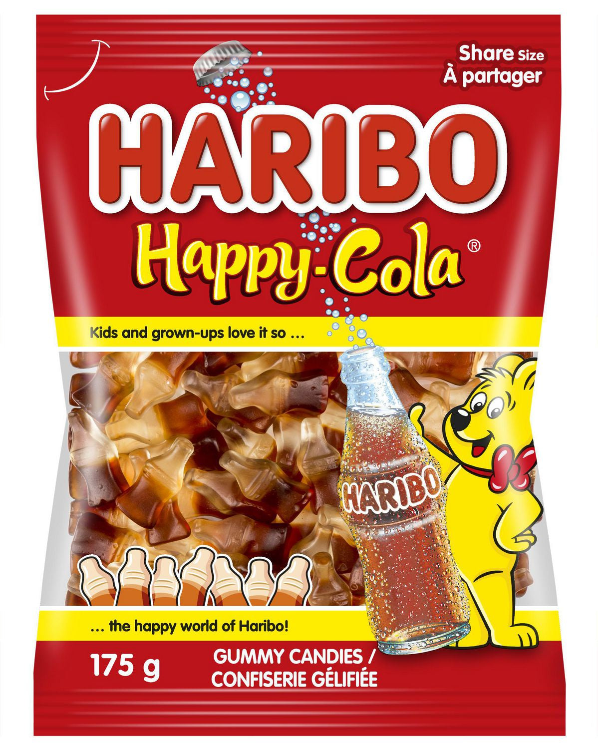 Haribo Candy, Happy Cola, 175g