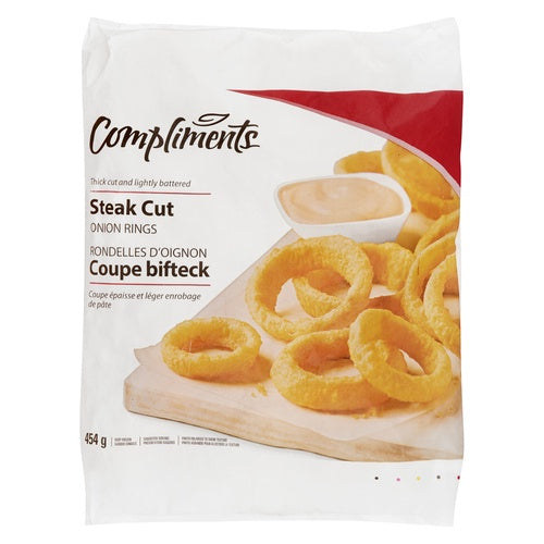 Compliments Steak Cut Onion Rings, 454g