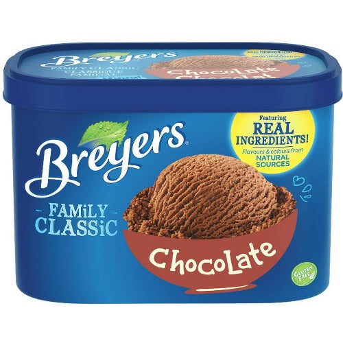 Breyers Ice Cream, Classic Chocolate, 1.66L