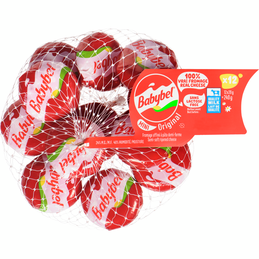 Babybel Individual Cheese, Original, 12 pack