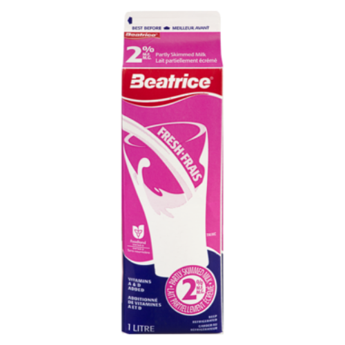 Beatrice Milk, 2%, 1L
