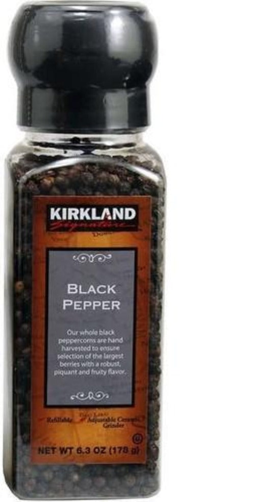 Kirkland Black Pepper Grinder, 178g