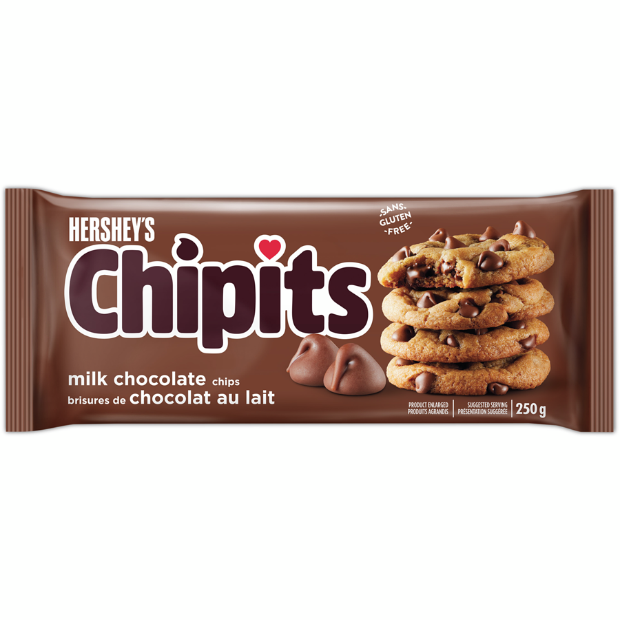Hershey's Chipits, Milk Chocolate Chips, 250g