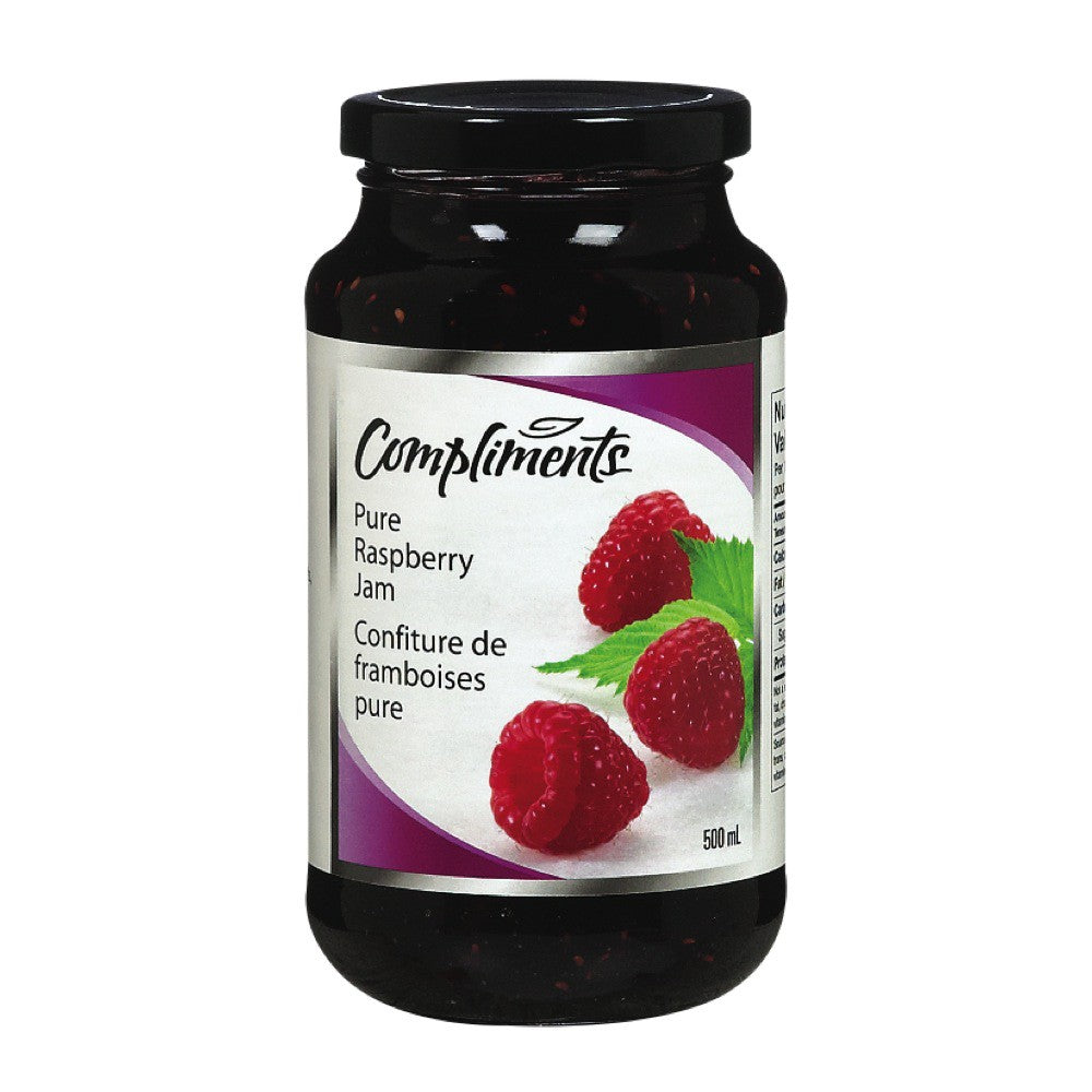 Compliments Jam, Raspberry Jam, 500ml