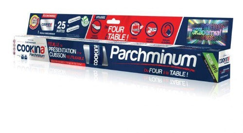 Cookina, Parchminum Aluminum Foil, Reusable Presentation & Cooking Sheet, 30cmx40cm