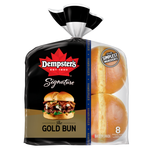 Dempster's Signature, Gold Brioche-Style Buns, Burger, 8