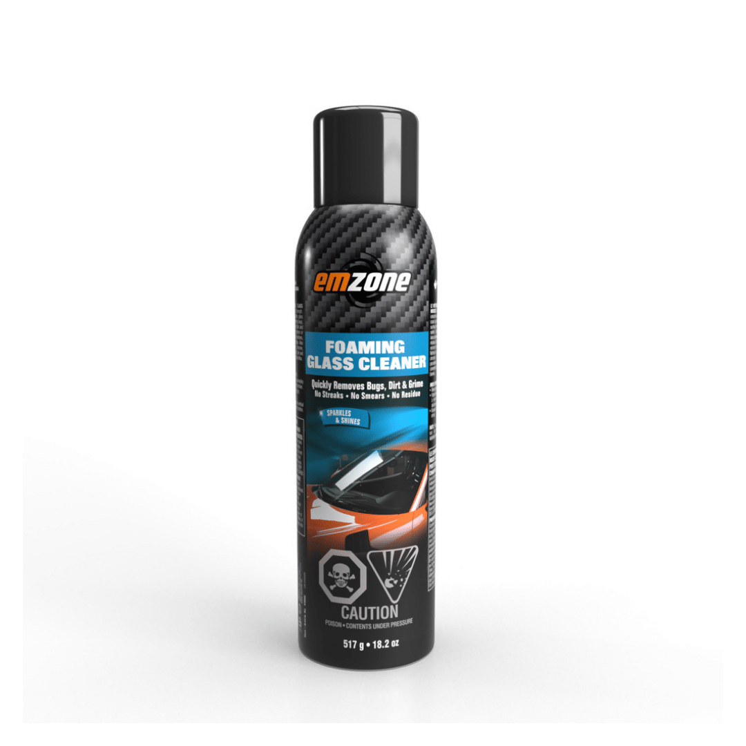 Emzone Foaming Glass Cleaner, Aerosol, 517g