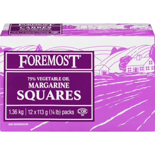 Foremost Margarine, Squares, 12 x 113g =1.36kg