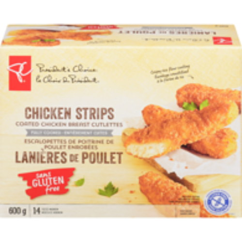 PC Chicken Strips, Coated GF, 14 Pieces, 600 g