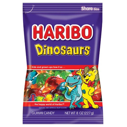 Haribo Candy, Dinosaurs, 175 g