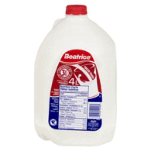 Beatrice Milk, 3.25%, WHOLE MILK, 4L
