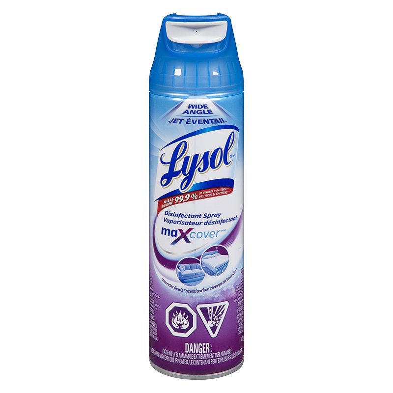 Lysol Disinfectant Spray, Max Cover, 425g