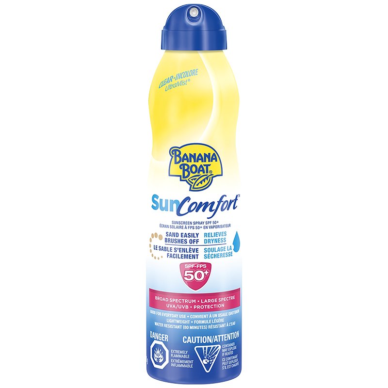 Banana Boat Sun Protection, Sun Comfort Spray SPF 50, 170g
