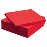 IKEA Napkins, Candy Apple Red, 40x40cm, 50 count