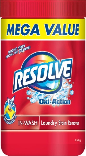 Resolve In Wash Stain Remover, Oxi-Action, 1.5 kg