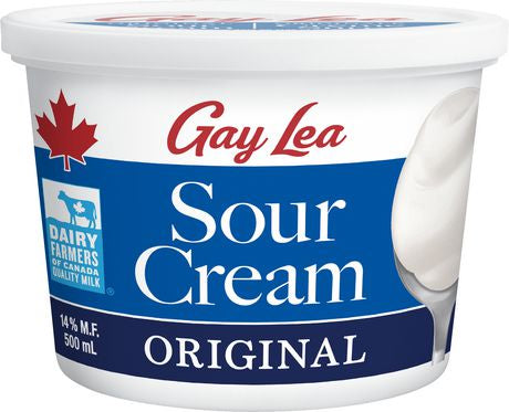 Gay Lea Sour Cream, 14%, 500 mL