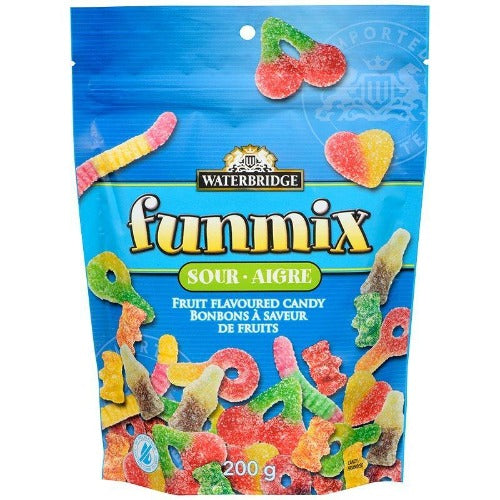 Waterbridge Candy, FunMix, Sour, 200g