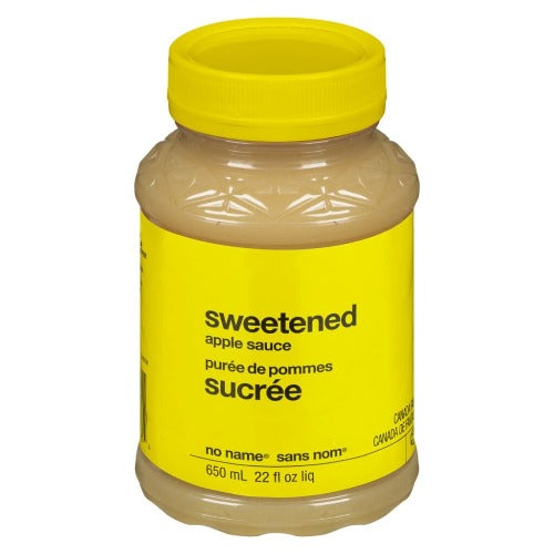 No Name Applesauce, Sweetened, 650ml