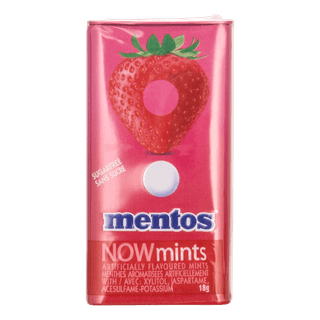 Mentos, NowMints, Strawberry, 18g