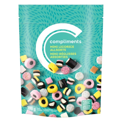 Compliments Mini Licorice Allsorts Candy 200 g