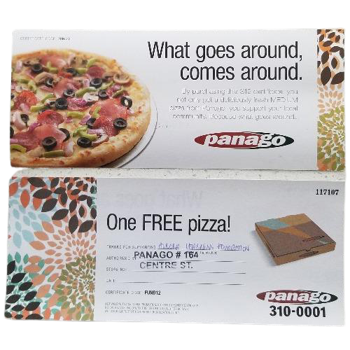 Panago Medium Pizza Voucher