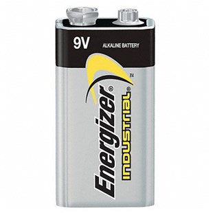 Energizer Industrial Batteries, 9V, 2 pack