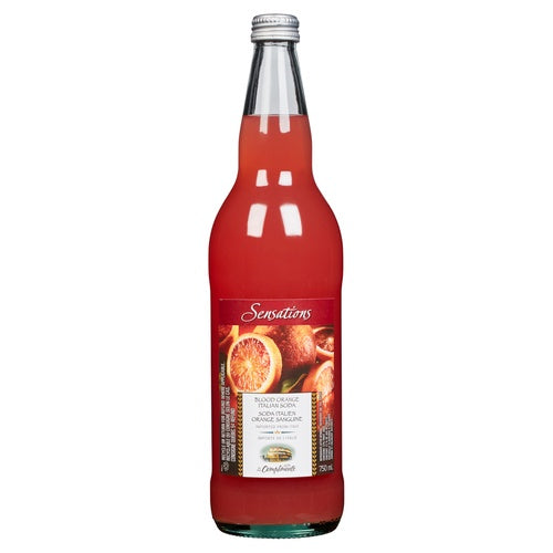 Sensations Blood Orange Italian Soda, 750ml