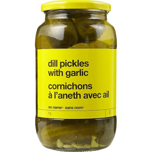 No Name Pickles, Dill with Garlic, 1 L