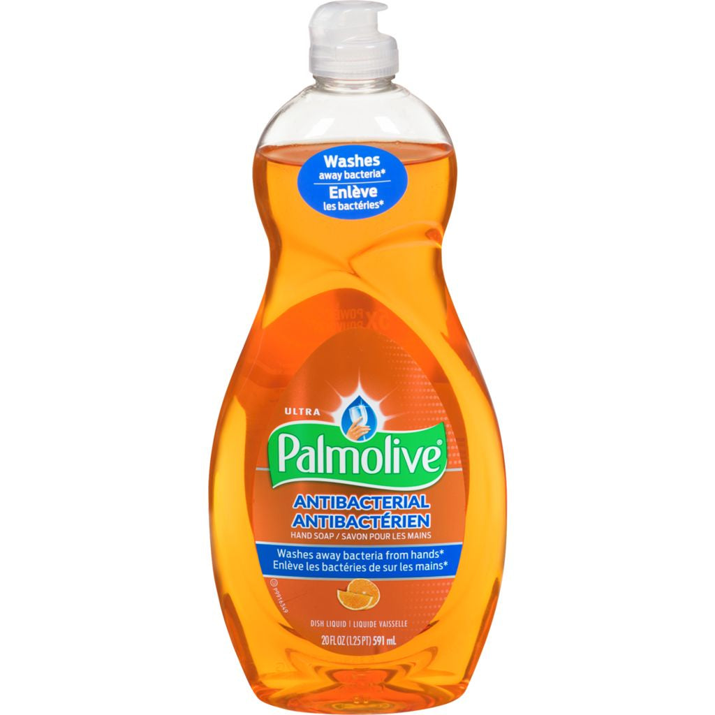 Palmolive Ultra Dish Liquid, Antibacterial, Orange, 591ml