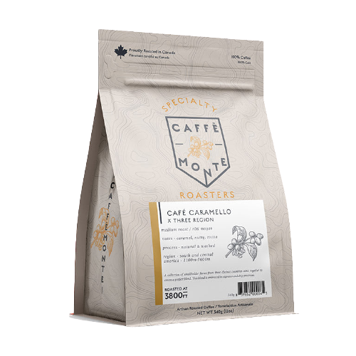 Caffe Monte Coffee, Whole Beans, Caramello Espresso, 2lbs\.