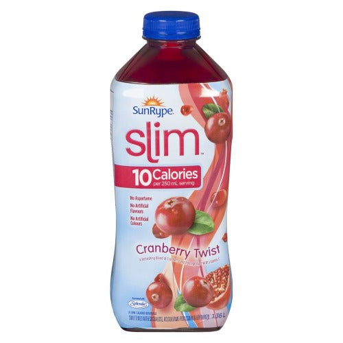 SunRype Juice, Slim, Cranberry Twist, 1.36 L