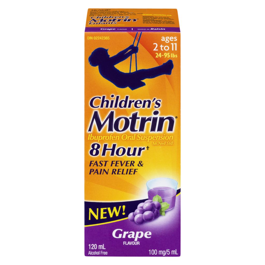 Childrens Motrin, Ages 2-11, Grape, 120 mL