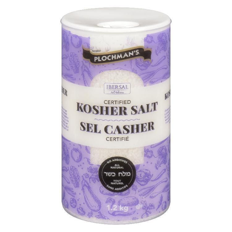 Plochman's, Cerified Kosher Salt, 1.2kg