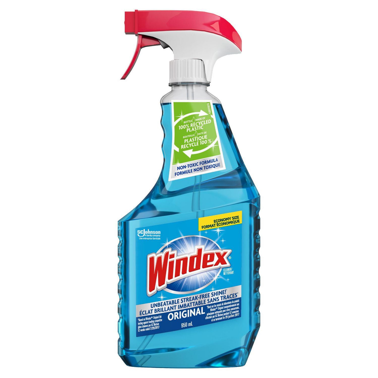 Windex Cleaner, Original, 950 mL