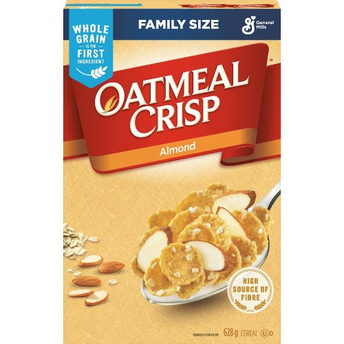 General Mills, Oatmeal Crisp, Almond, 628g