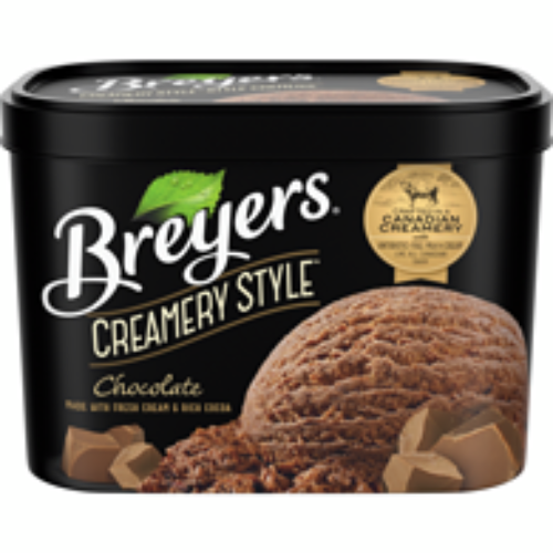 Breyers Ice Cream, Creamery Style Chocolate, 1.66 L