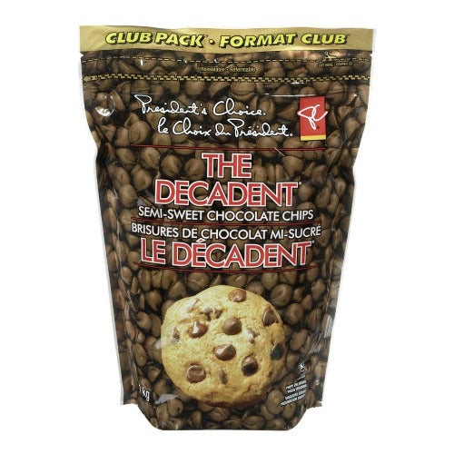 PC Baking Chips, Semi-Sweet Chocolate, 1kg