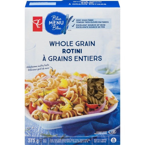 PC Wholegrain Rotini, 375 g