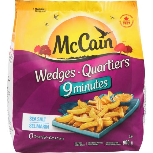McCain Fried Potatoes, Wedges, Sea Salt, 600 g