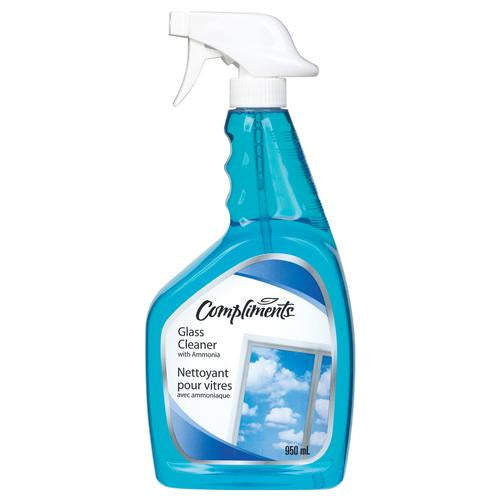 Compliments Glass Cleaner, 950ml