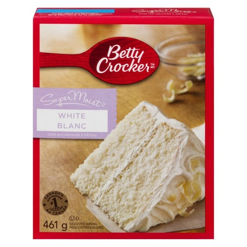 Betty Crocker Super Moist Cake Mix, White, 404 g
